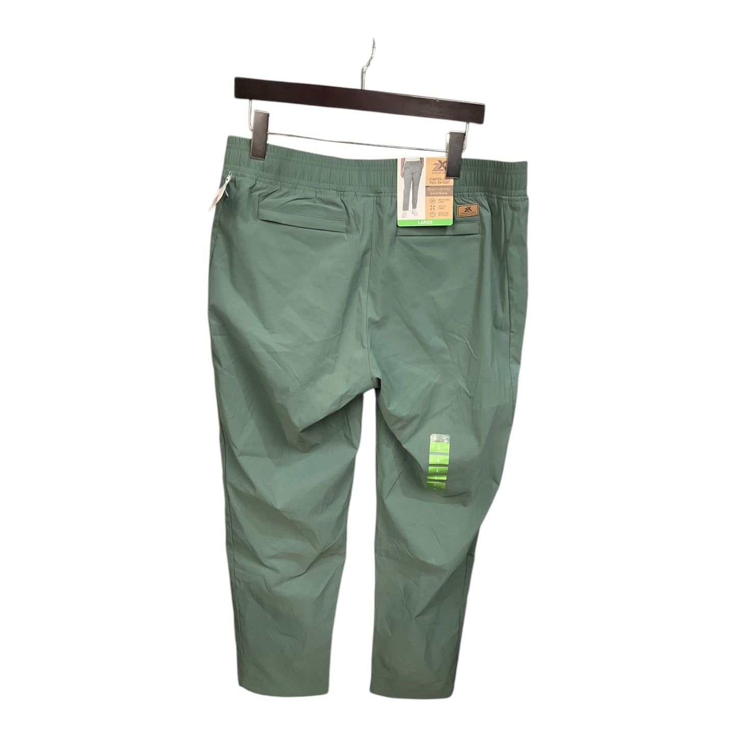 Athletic Pants By Zero Xposure In Green, Size: L