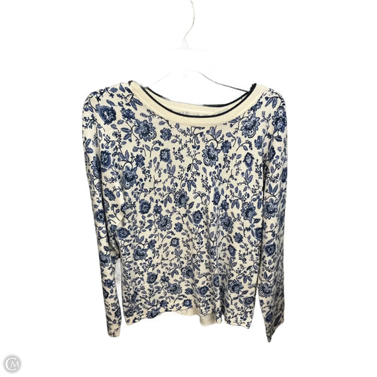 Sweater By Croft And Barrow In Red & White, Size: S