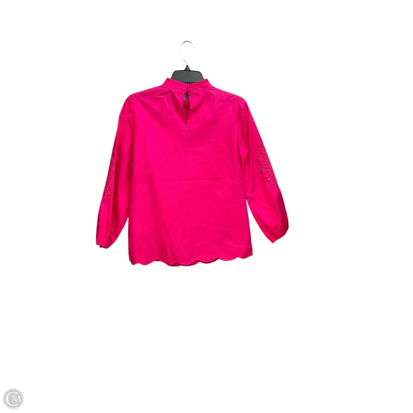 Blouse Long Sleeve By J. Crew In Pink, Size: Xs