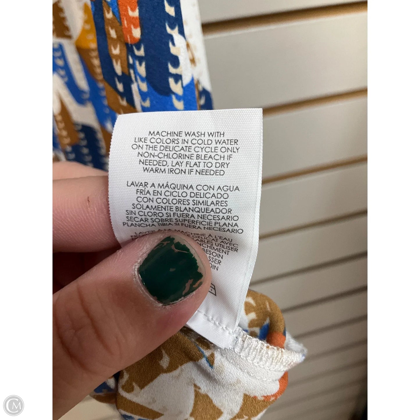 Blouse Sleeveless By Cabi In Multi-colored, Size: S