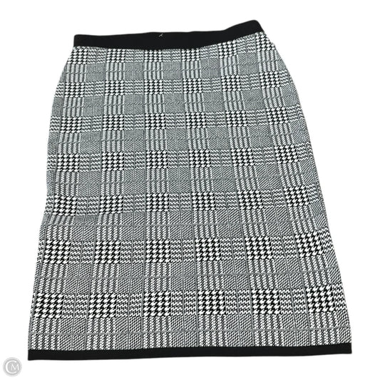 Skirt Mini & Short By Vince Camuto In Black & White, Size: S