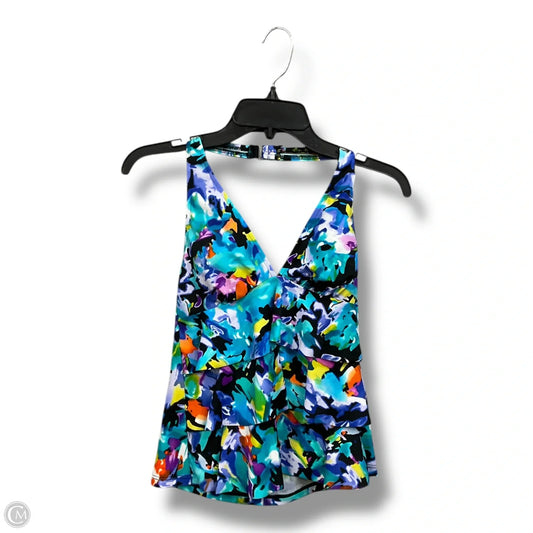 Swimsuit Top By Caribbean Joe In Aqua, Size: M