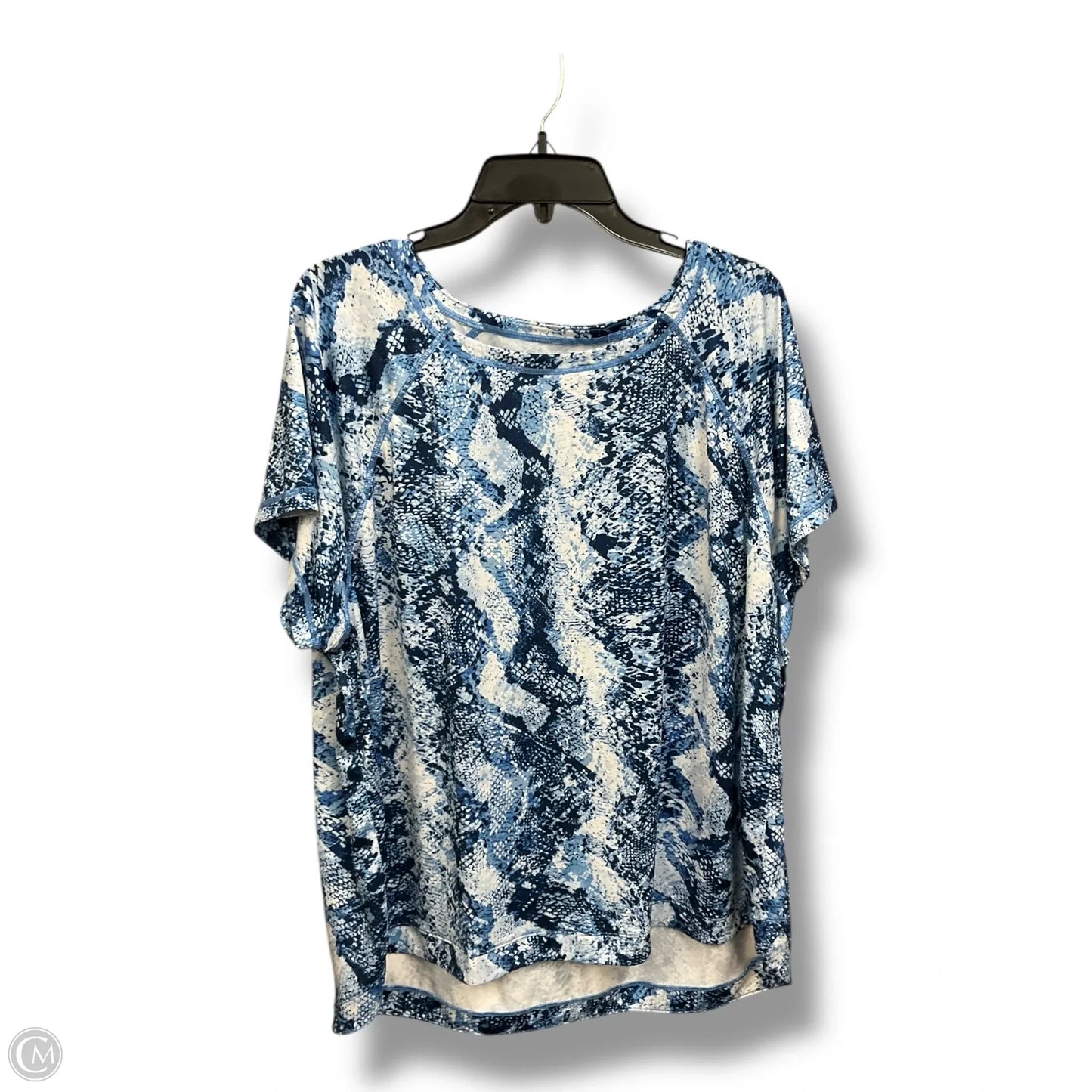 Athletic Top Short Sleeve By Talbots In Animal Print, Size: 3x