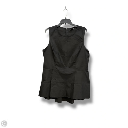 Top Sleeveless By Ashley Stewart In Black, Size: L