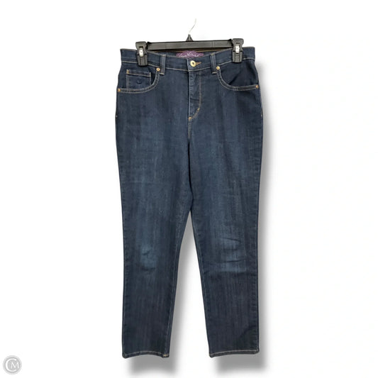 Jeans Straight By Gloria Vanderbilt In Blue Denim, Size: 6