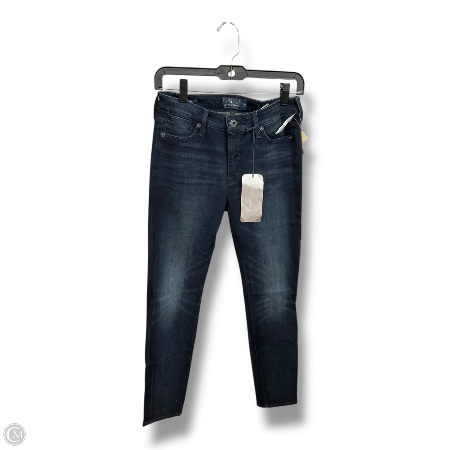 Jeans Skinny By Lucky Brand In Blue Denim, Size: 4