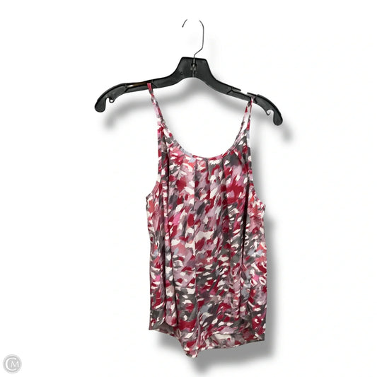 Top Sleeveless By Allison Joy In Grey & Pink, Size: M