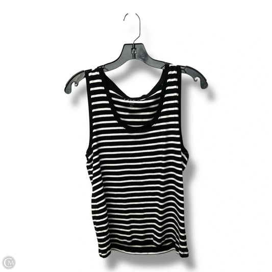 Top Sleeveless By Loft In Striped Pattern, Size: Xl