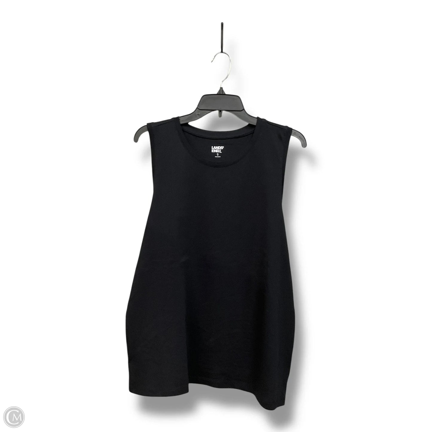 Top Sleeveless Basic By Lands End In Black, Size: Xl