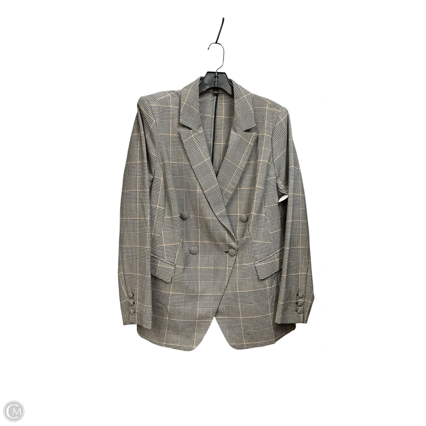 Blazer By Lane Bryant In Plaid Pattern, Size: L