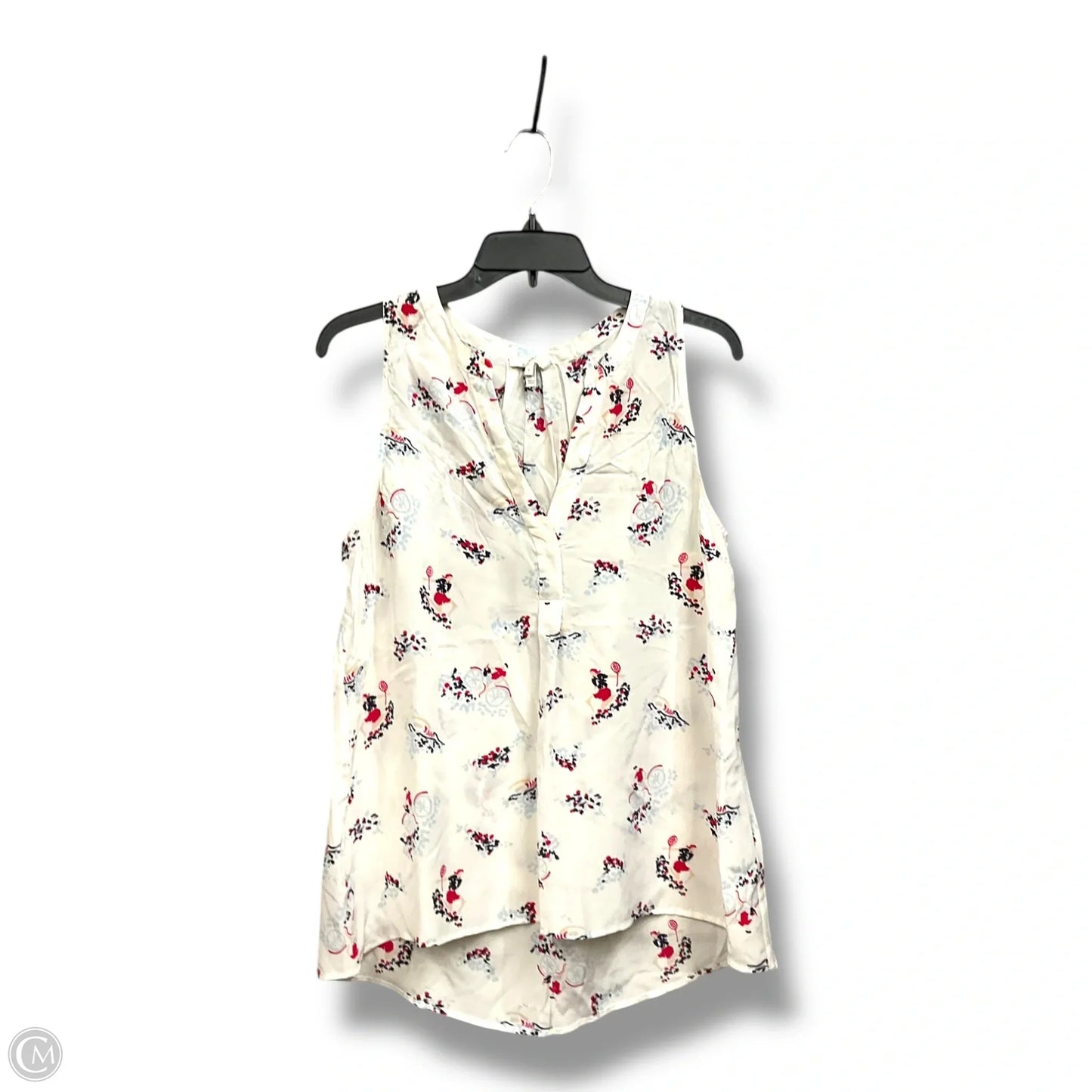 Blouse Sleeveless By Joie In Multi-colored, Size: L