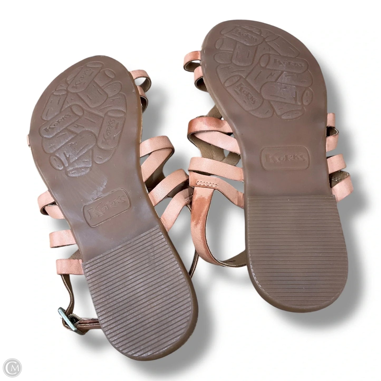 Sandals Flats By Korks In Tan, Size: 8