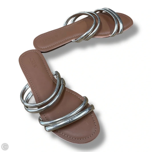Sandals Flip Flops By J. Crew In Gold, Size: 8