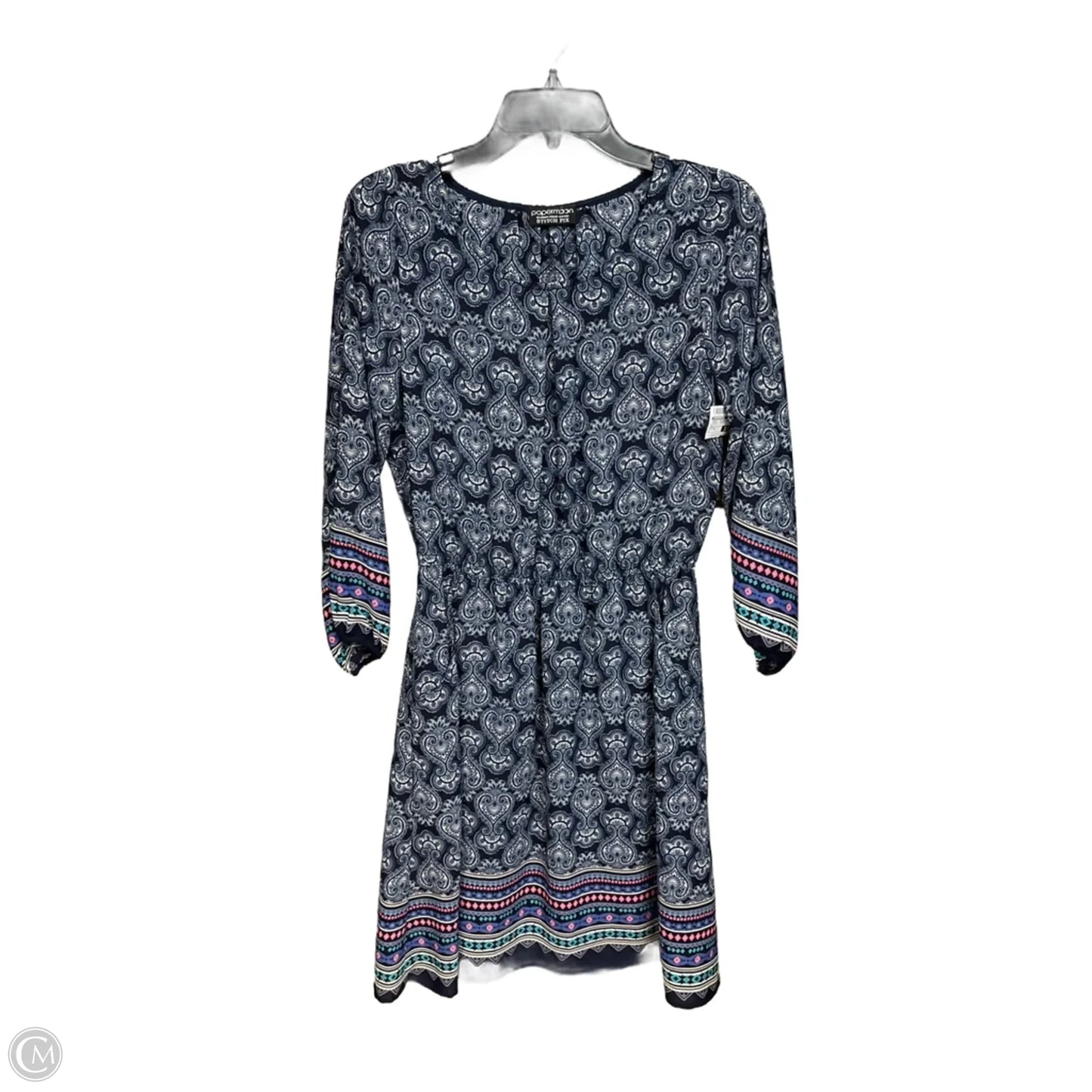 Dress Casual Short By Papermoon In Paisley Print, Size: S