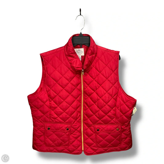 Vest Puffer & Quilted By St Johns Bay In Red, Size: 2x