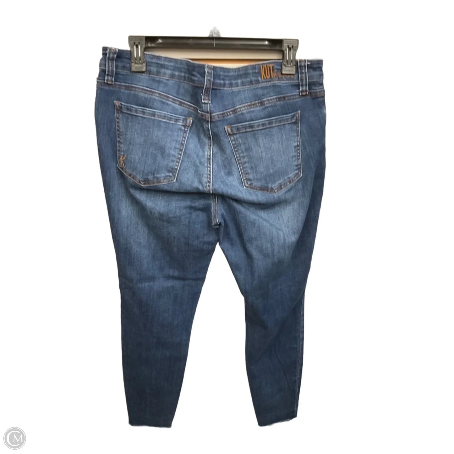 Jeans Straight By Lee In Blue Denim, Size: 18