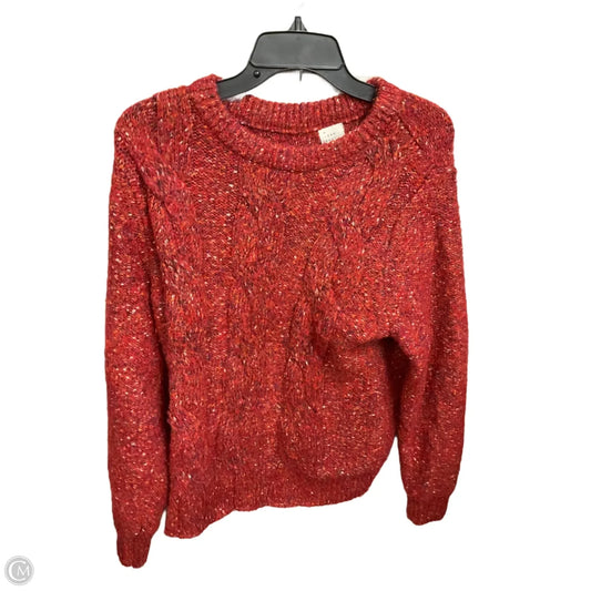 Sweater By A New Day In Red, Size: M
