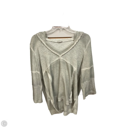 Top 3/4 Sleeve By Pol In Green, Size: S