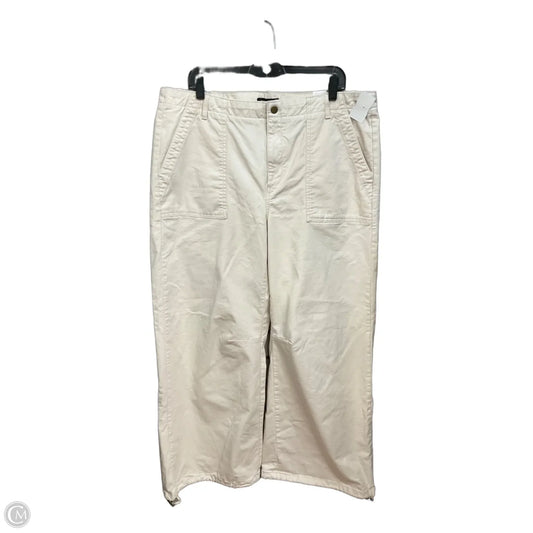 Pants Wide Leg By Banana Republic In Beige, Size: 16