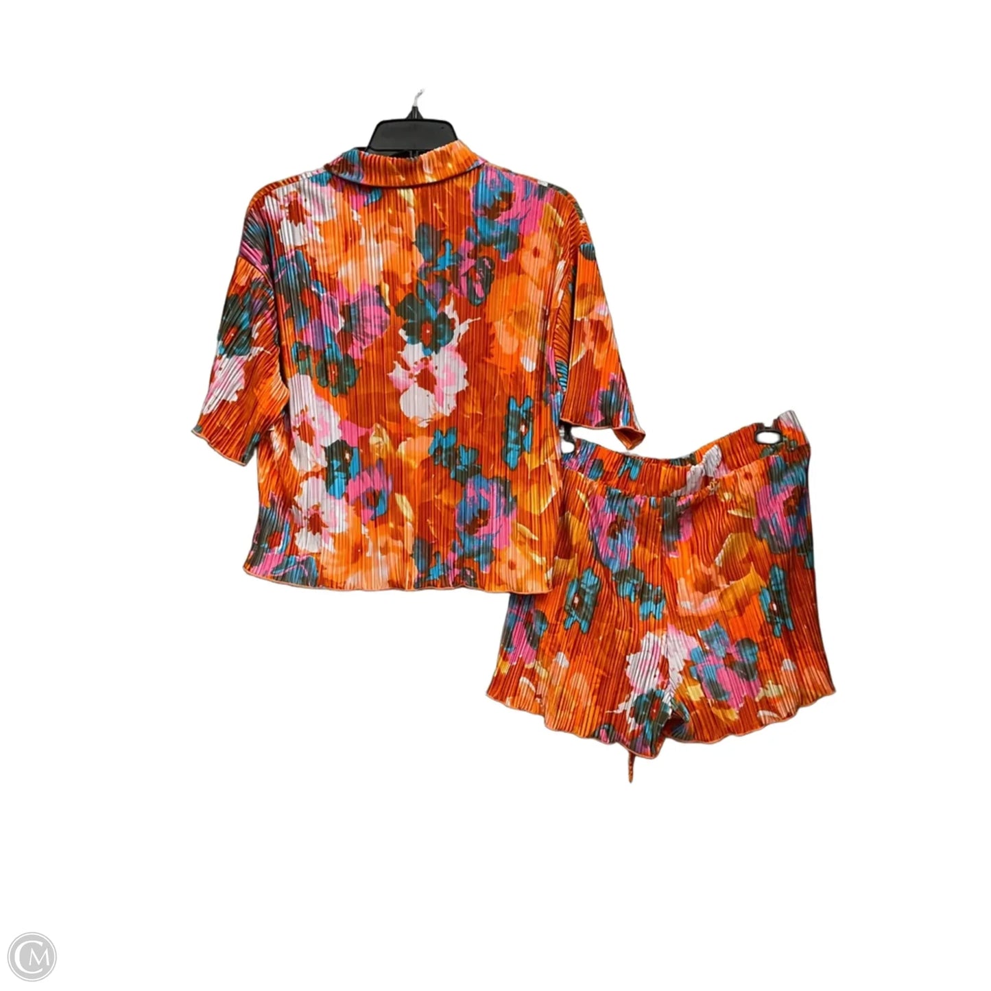 Shorts Set By Fashion Nova In Orange, Size: Xl