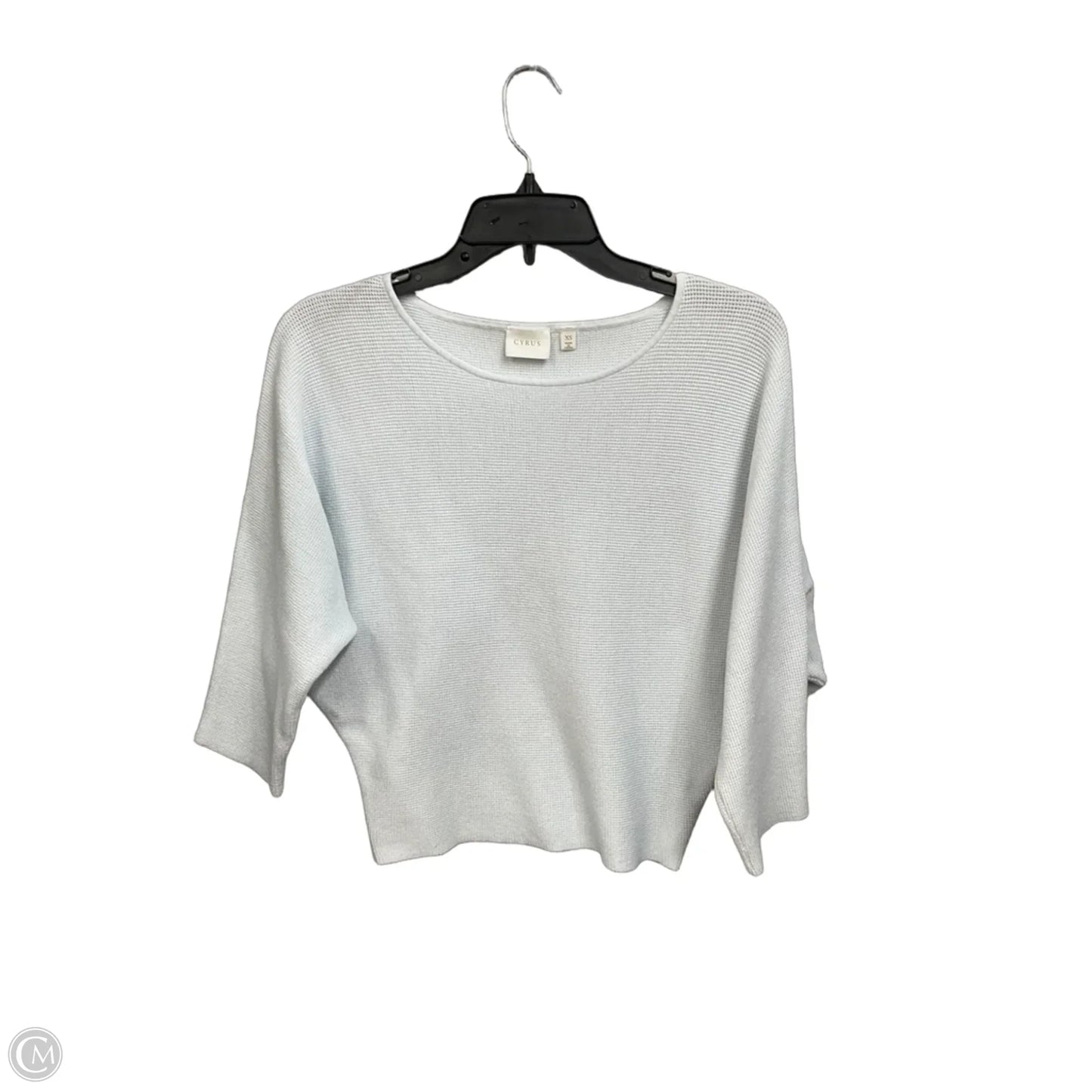 Top 3/4 Sleeve By Cyrus In Blue, Size: Xs