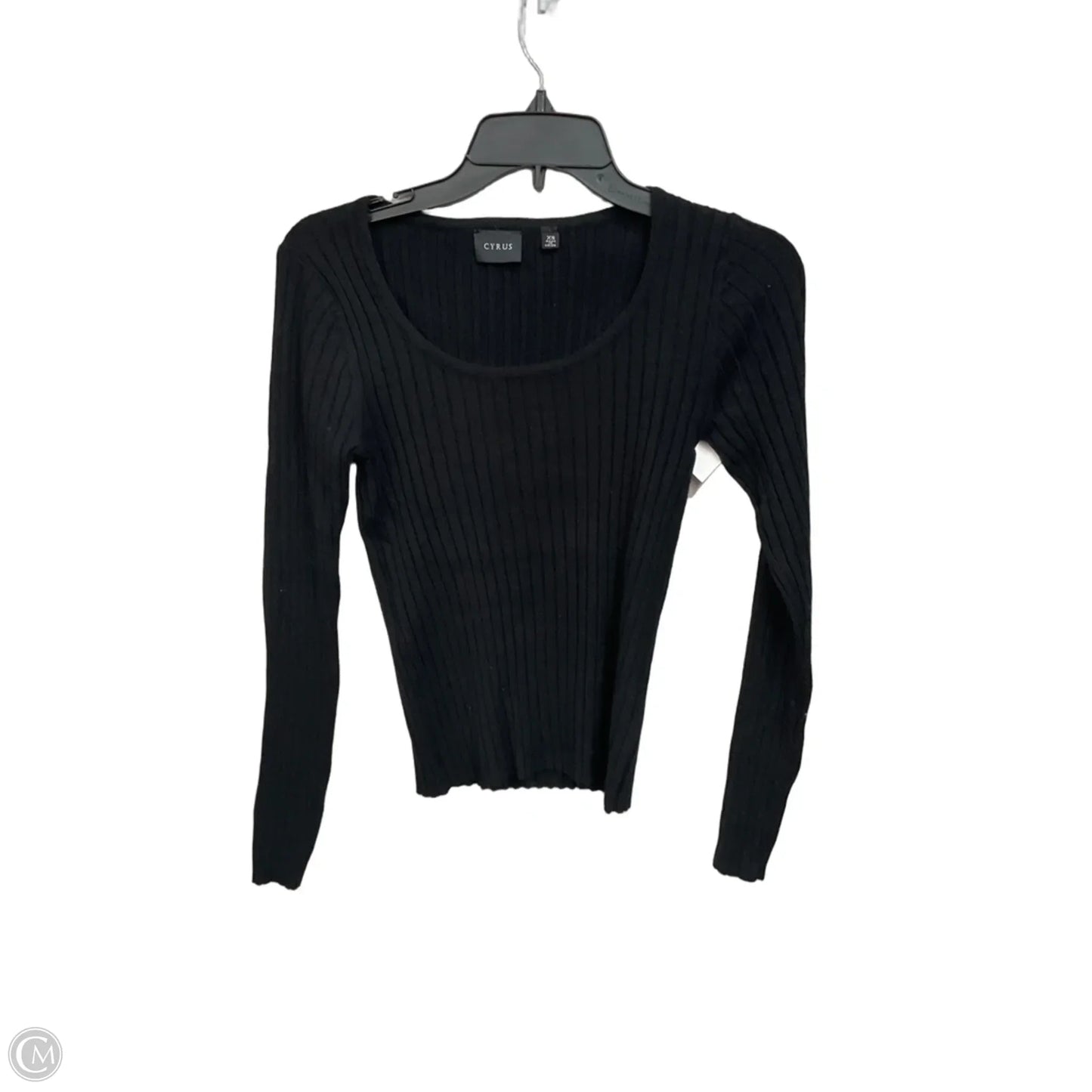 Top Long Sleeve By Cyrus In Black, Size: Xs