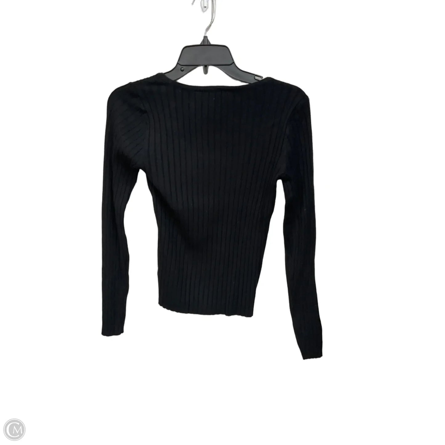 Top Long Sleeve By Cyrus In Black, Size: Xs