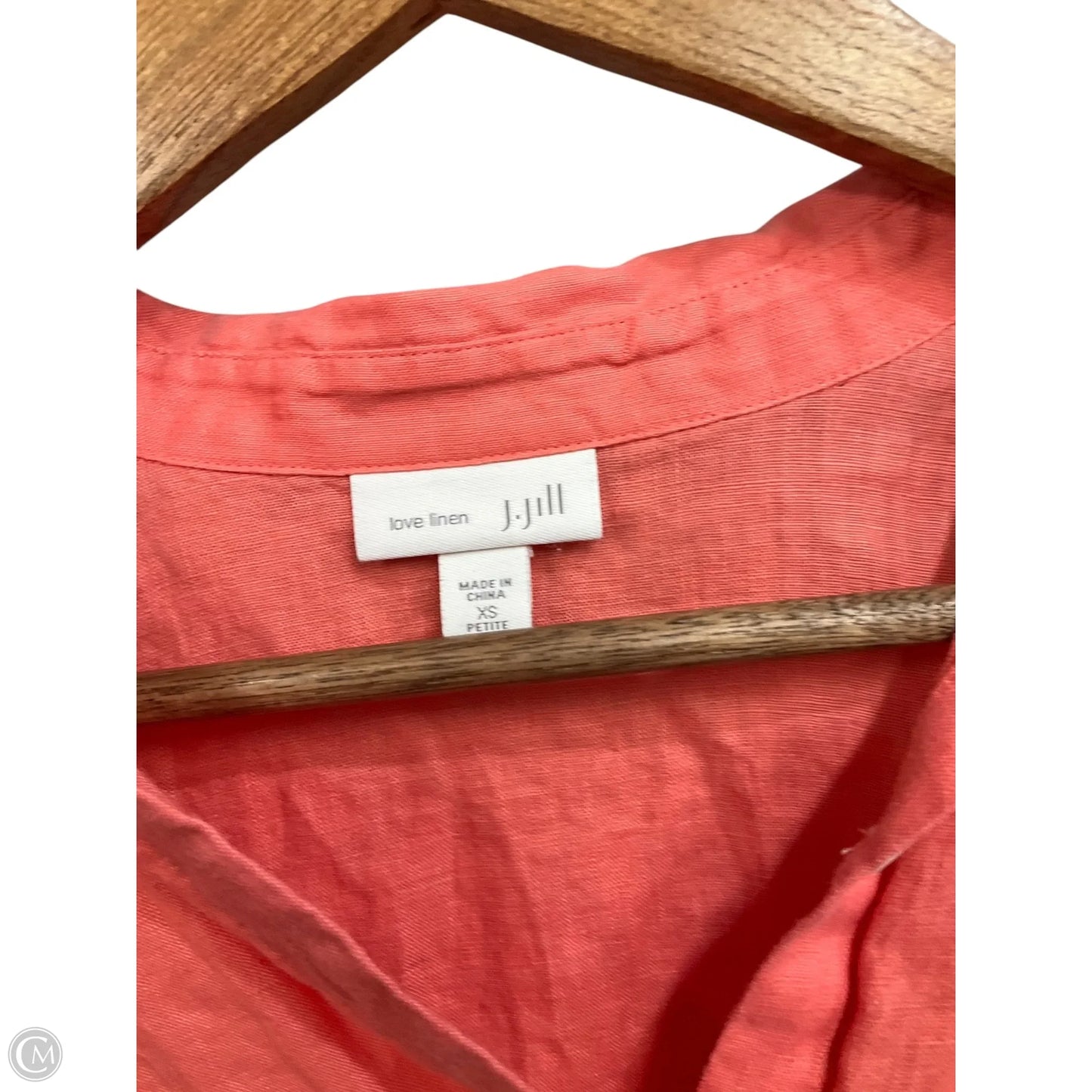 Tunic Long Sleeve By J. Jill In Orange, Size: Xsp