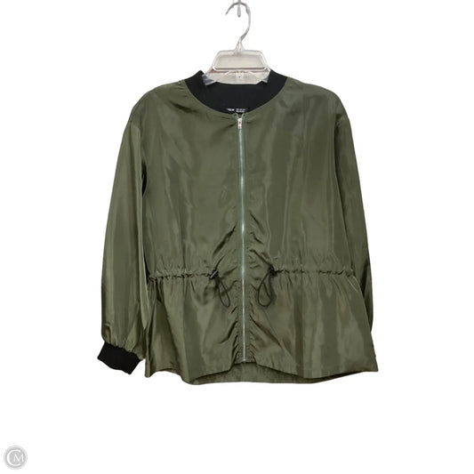 Jacket Windbreaker By Shein In Green, Size: S