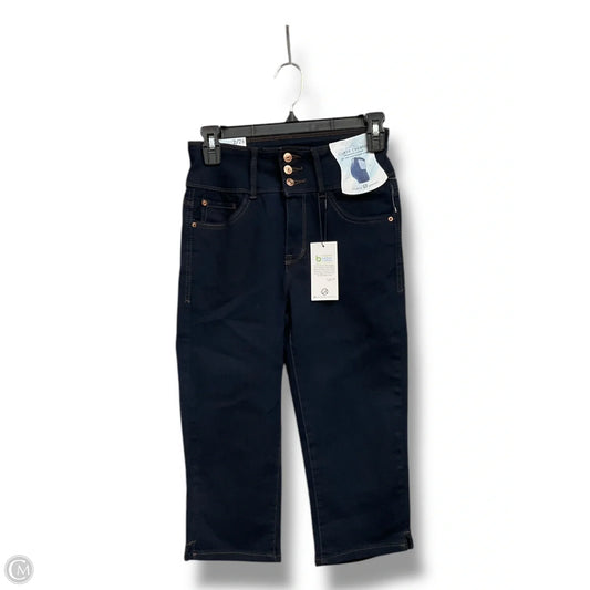Capris By Curve Appeal In Blue Denim, Size: 2