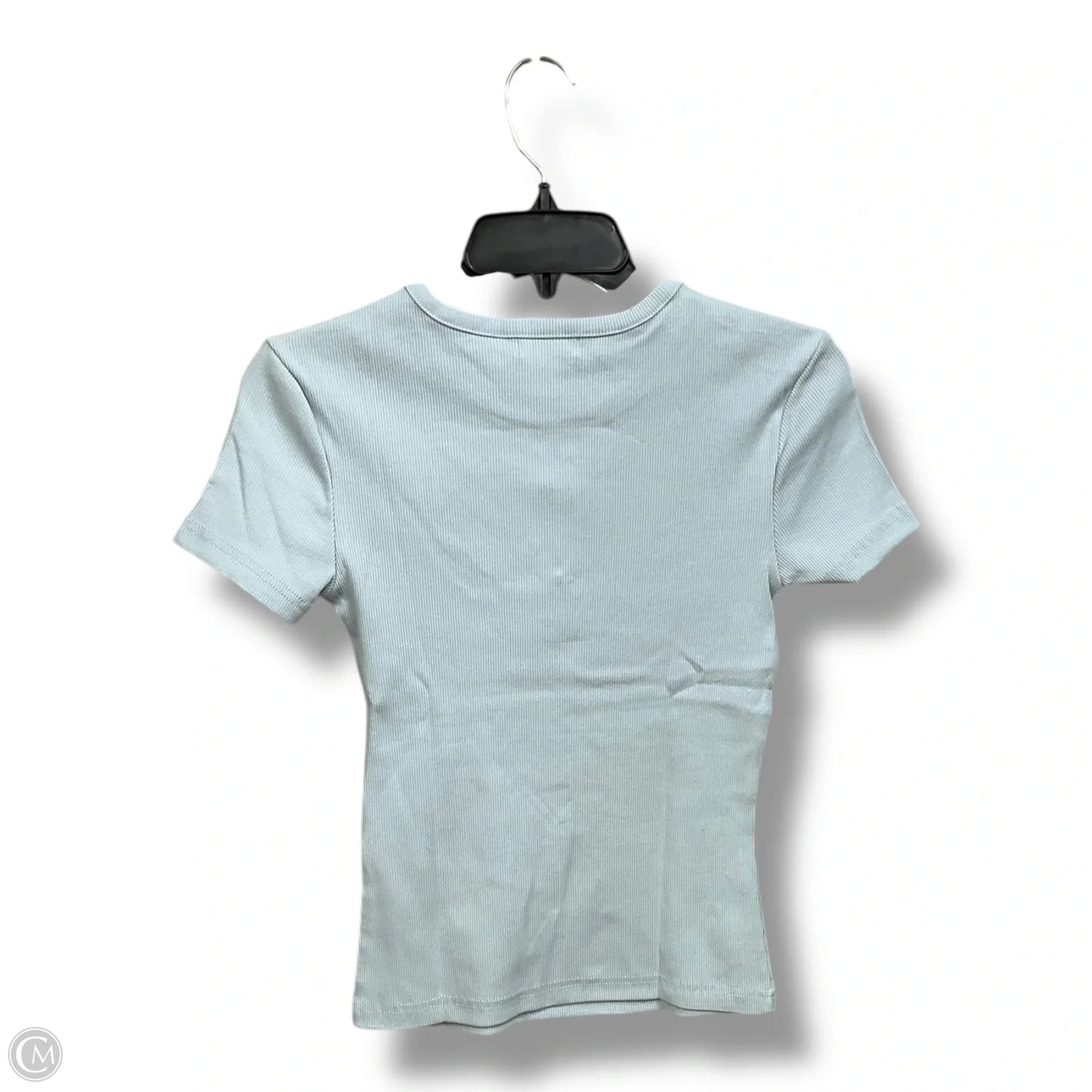 Top Short Sleeve By Venus In Aqua, Size: Xs