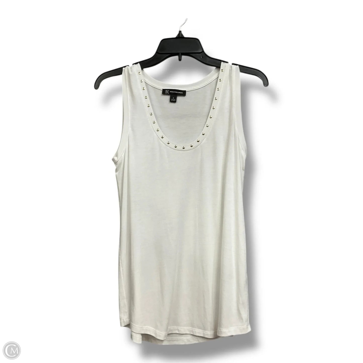 Top Sleeveless By Inc In White, Size: S