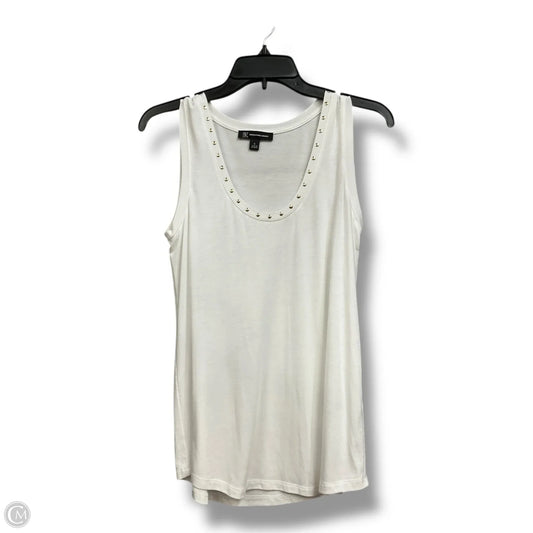 Top Sleeveless By Inc In White, Size: S