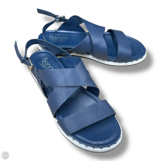 Sandals Flats By Franco Sarto In Navy, Size: 7.5