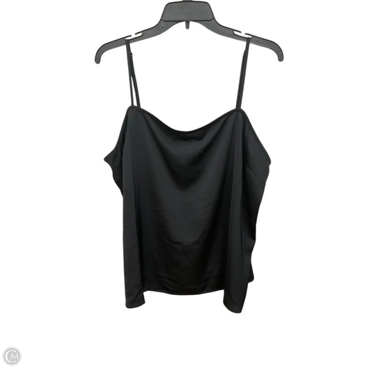 Blouse Sleeveless By A New Day In Black, Size: Xxl
