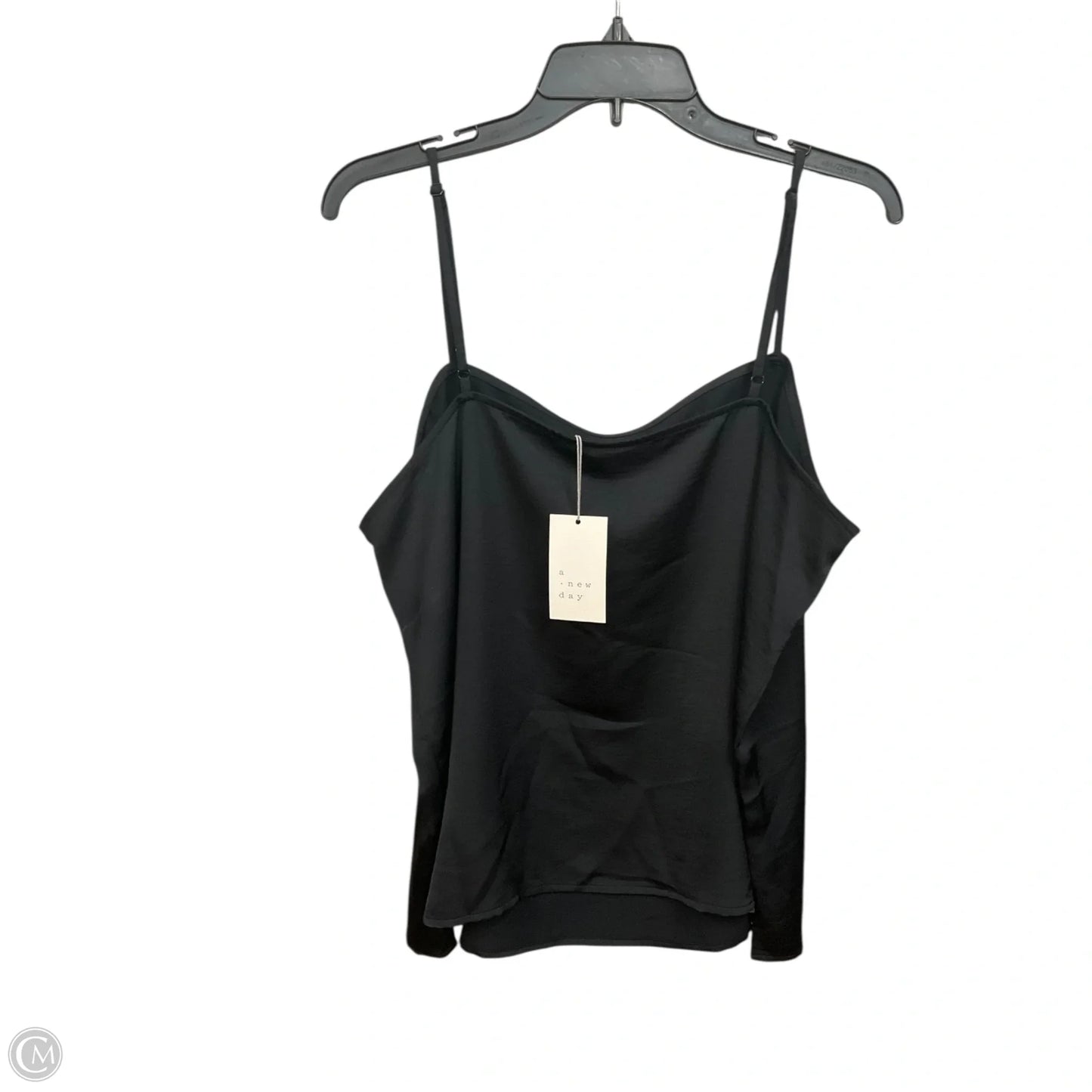 Blouse Sleeveless By A New Day In Black, Size: Xxl