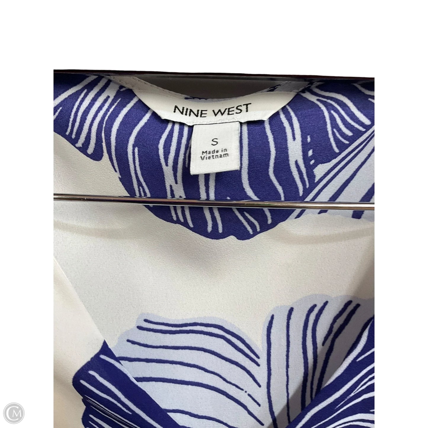 Blouse Sleeveless By Nine West Apparel In Floral Print, Size: S