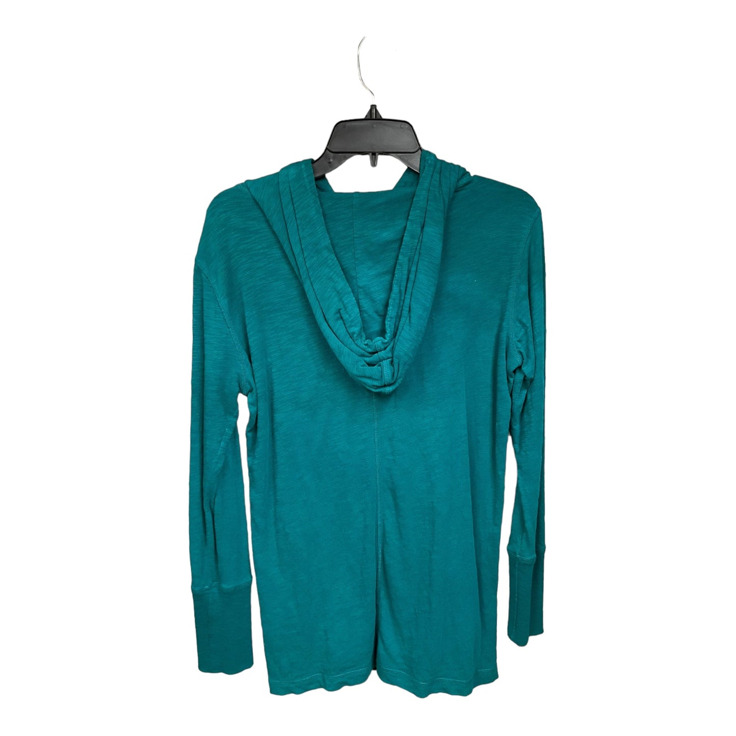 Turquoise Top Long Sleeve Jag, Size Petite   Small