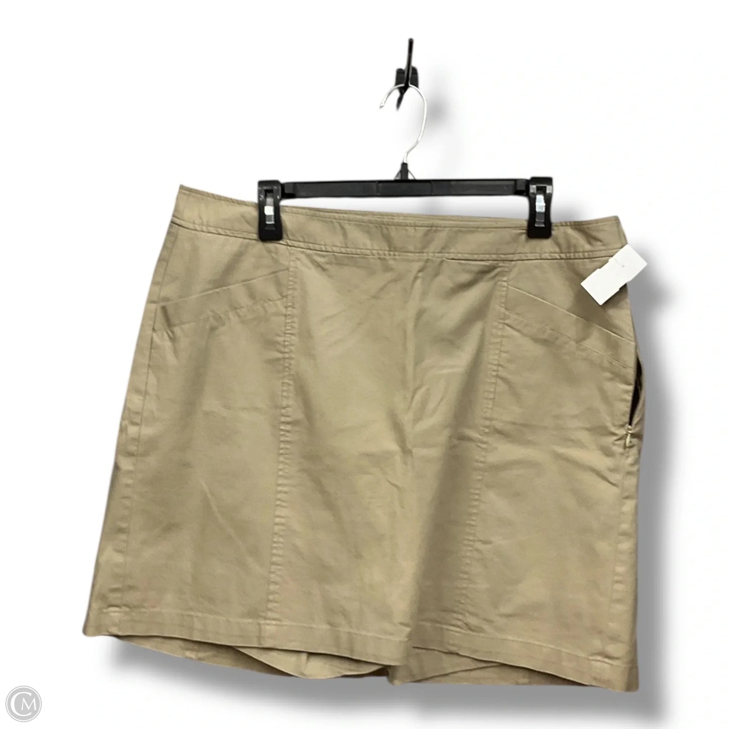 Skort By Dockers In Tan, Size: 16