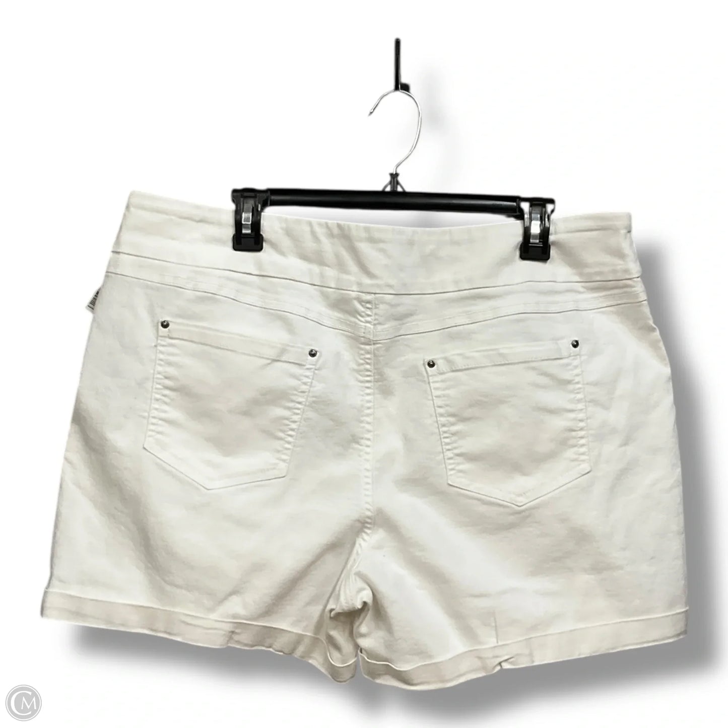 Shorts By Time And Tru In White Denim, Size: Xl