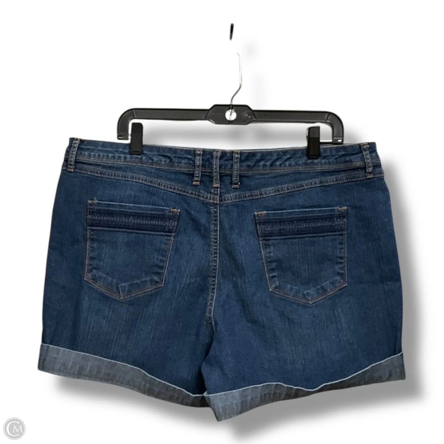Shorts By Gloria Vanderbilt In Blue Denim, Size: 16