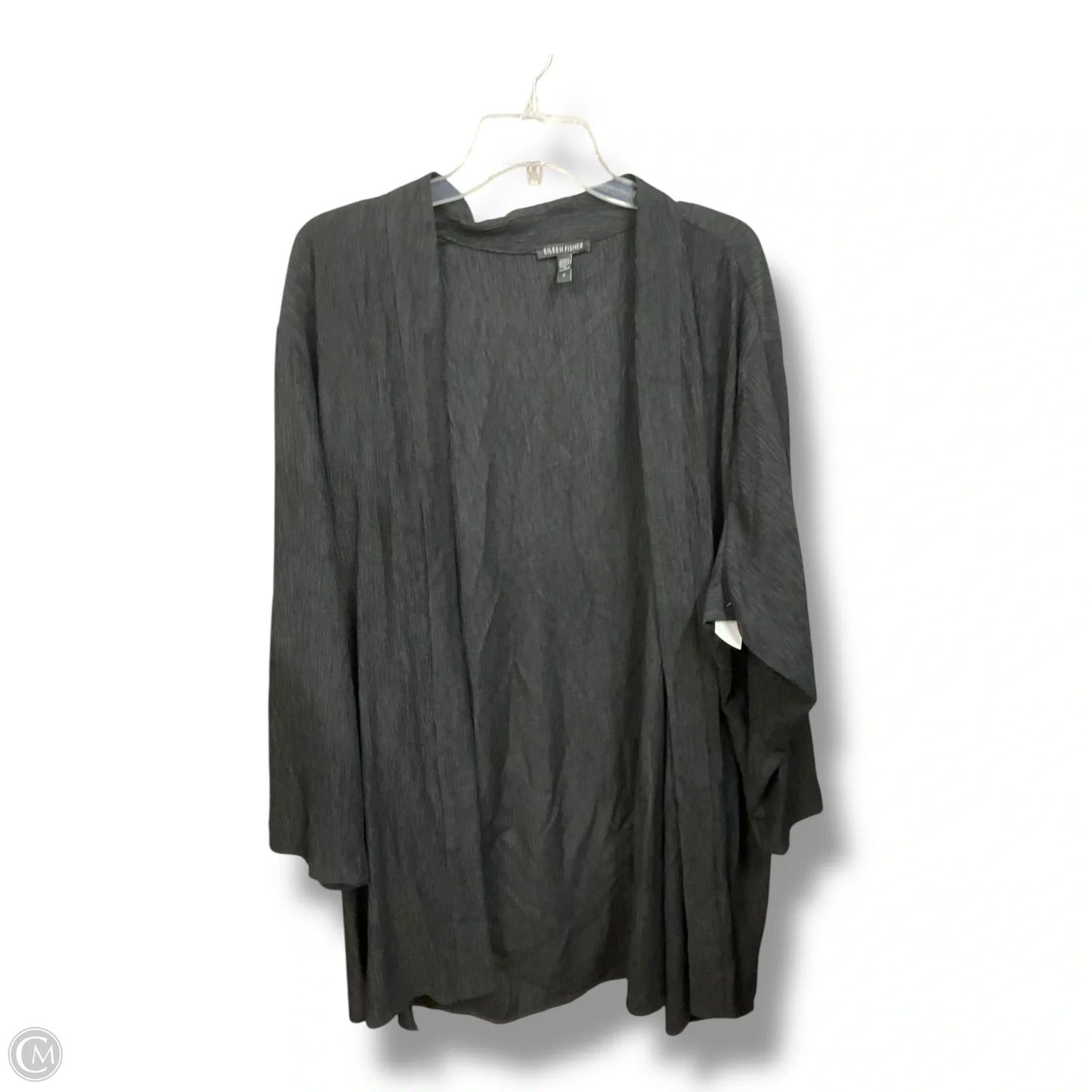 Cardigan By Eileen Fisher In Black, Size: 1x