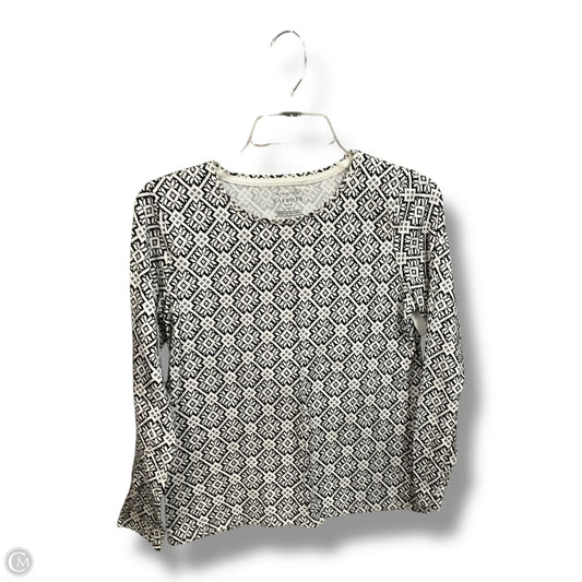 Top Long Sleeve Basic By J. Jill In Purple, Size: S