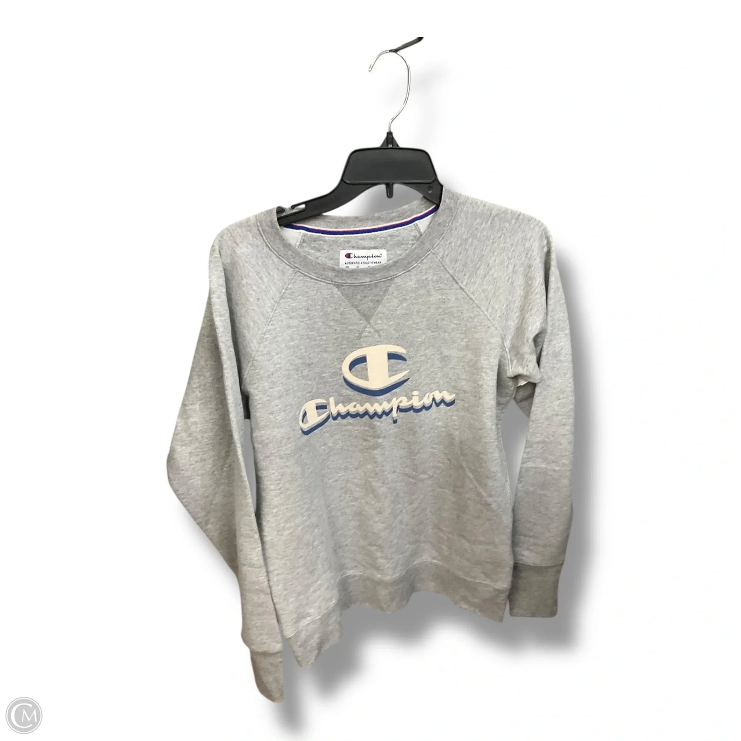 Sweatshirt Crewneck By Champion In Grey, Size: S