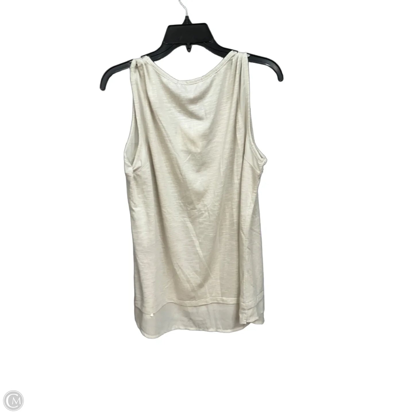 Top Sleeveless By Liz Claiborne In Tan, Size: Xl