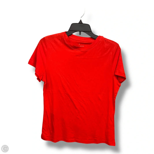 Top Short Sleeve Basic By A New Day In Red, Size: S
