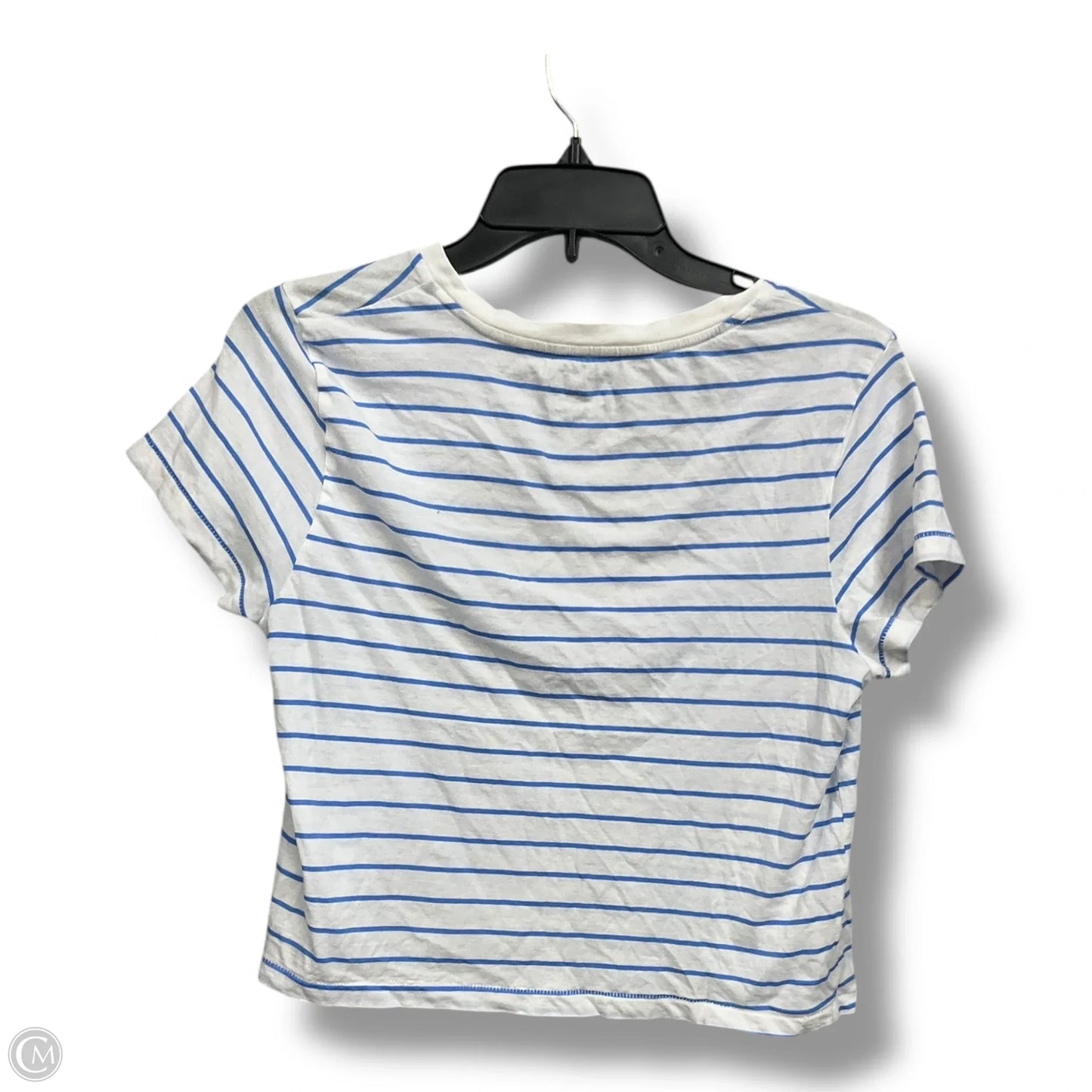 Top Short Sleeve Basic By Universal Thread In Striped Pattern, Size: M