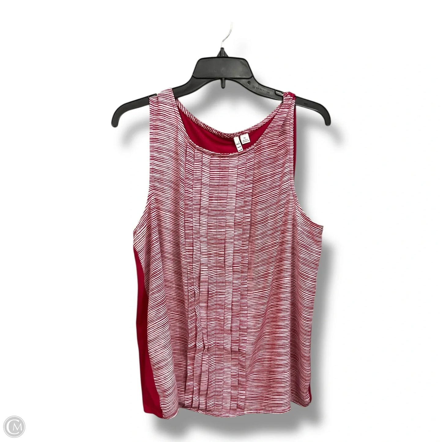 Blouse Sleeveless By Elle In Red, Size: Xl