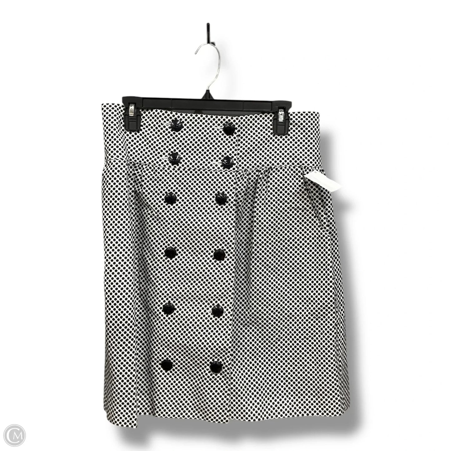 Skirt Midi By Clothes Mentor In Black & White, Size: L
