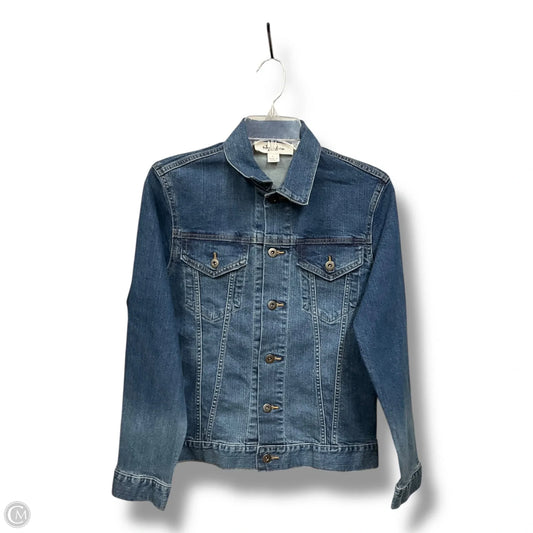 Jacket Denim By Style And Company In Blue Denim, Size: L